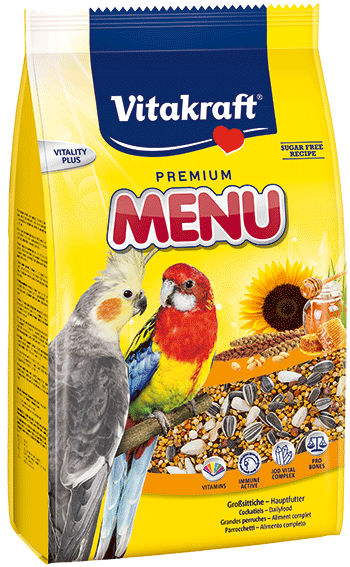 Vitakraft Menu Vital Cockatiel Bird Food 1kg
