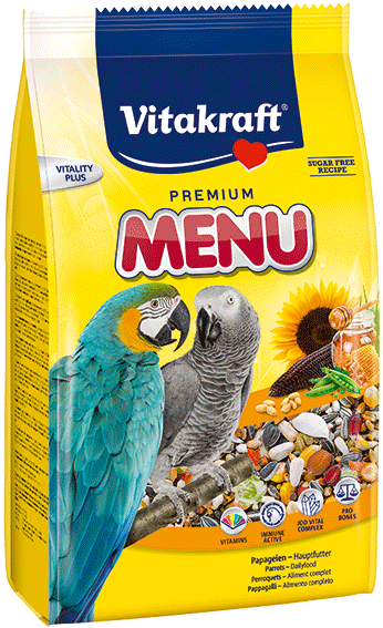 Vitakraft Menu Vital Parrot Bird Food 1kg