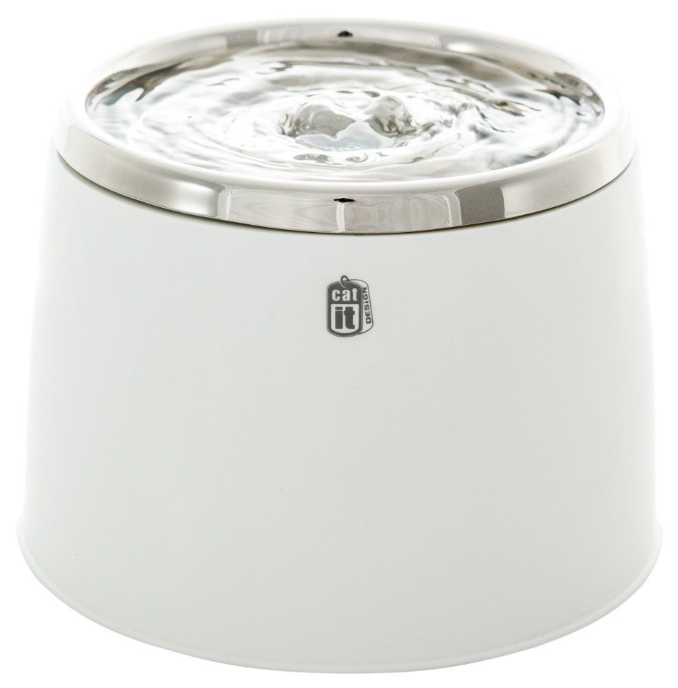 Catit Fresh & Clear Stainless Steel Top Drinking Fountain 2L