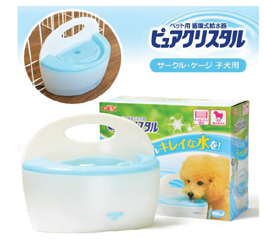 10% OFF: GEX Pure Crystal Cage Drinking Fountain For Puppies 900ml